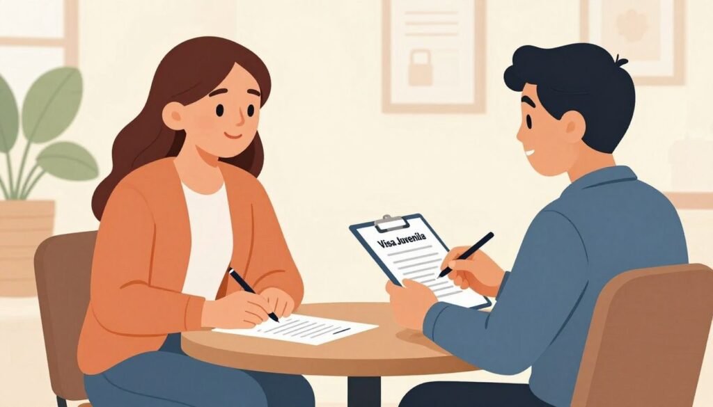 Ilustración: Requisitos de la Visa Juvenil en 2026: los 6 puntos que USCIS revisa