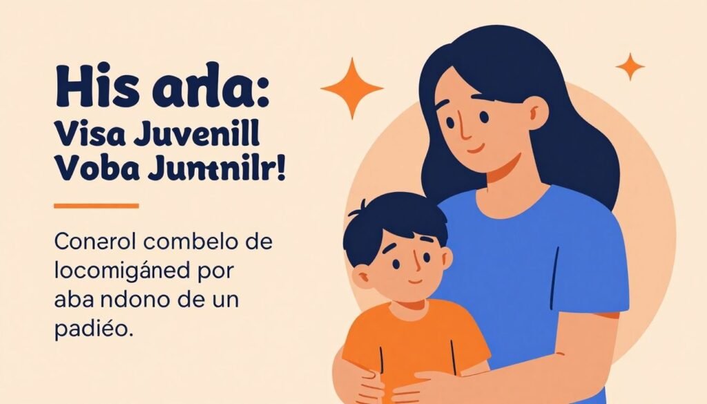 Ilustración: Vivo con mi mamá, pero mi papá me abandonó: la Visa Juvenil con un solo padre